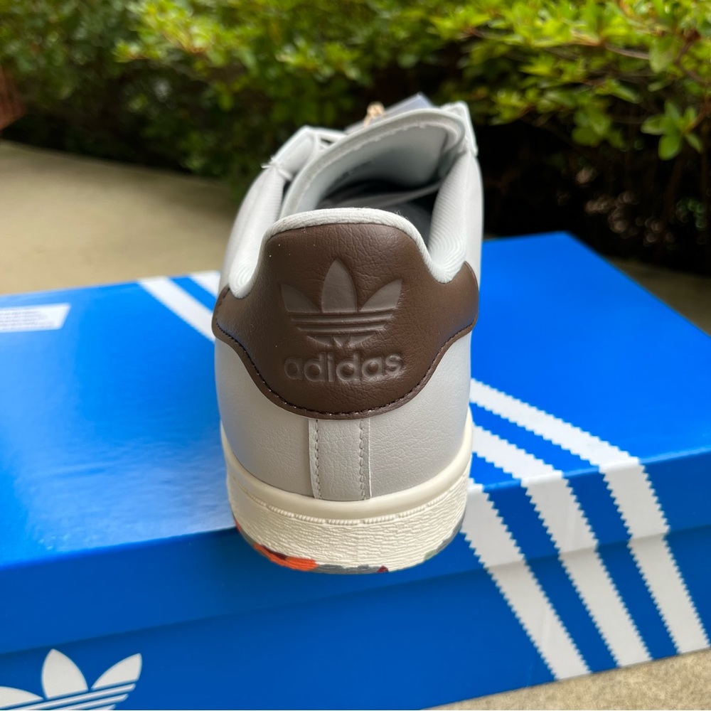 adidas Superstar Golf Sz 11.5 GREY BROWN Shoes ID9298 NEW! NWB - Picture 6 of 9
